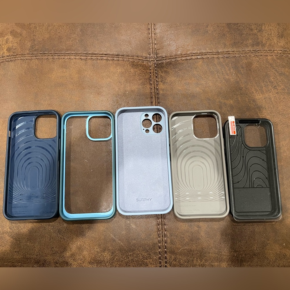 4 iPhone 13 Pro Max cases & 1 iPhone 13 Pro case & tempered glass screen saver